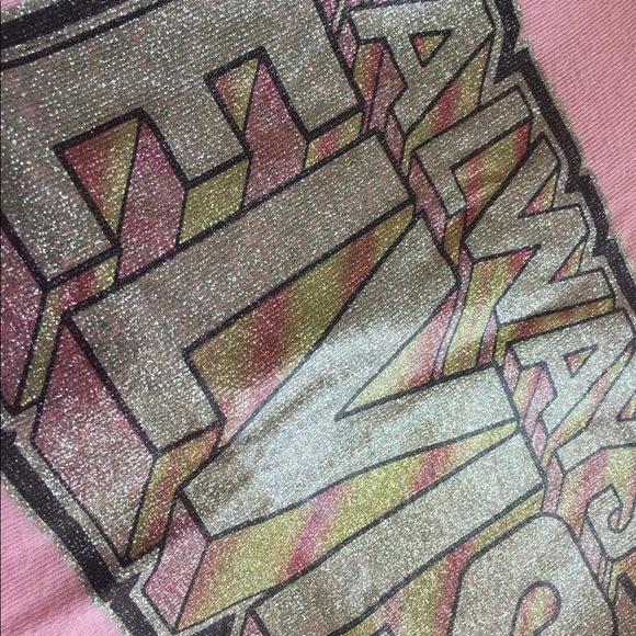 SOLD Authentic 1980's Vintage Glitter Elvis Tank - Picture 4 of 5